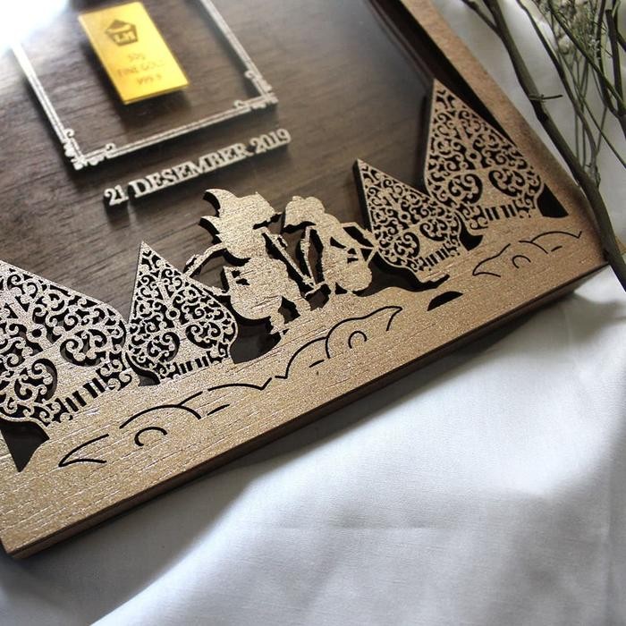 Frame Mahar 20x30 Bingkai Mahar Rustic Mahar Rustic