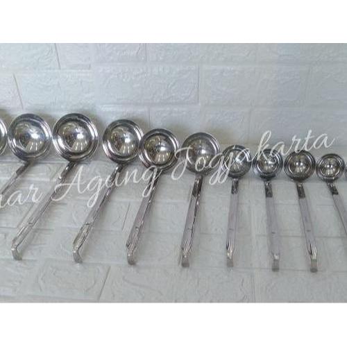Promo Sendok Sop Soup Ladle Sunnex Stainless 304 Food Grade Terlaris