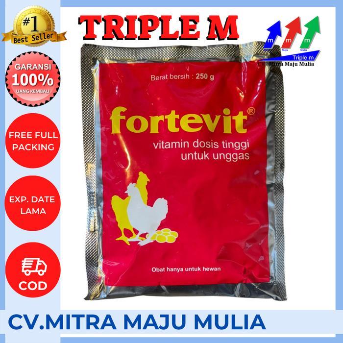 Fortevit 250 Gram - Vitamin Untuk Unggas Terlaris