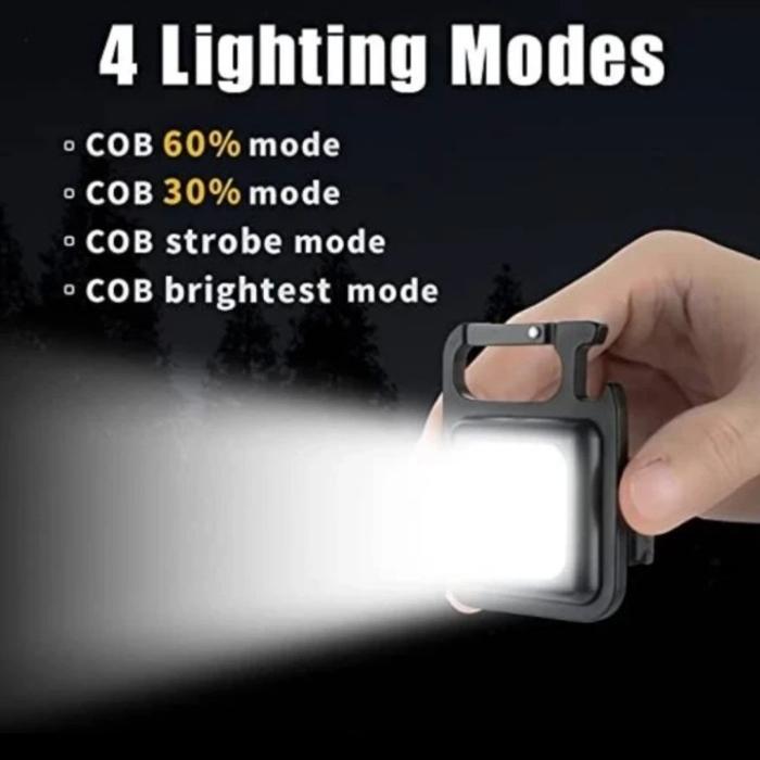 Mini Senter Portable - Lampu Senter Mini Camping Super Terang Flashlight LED Portable Cas USB