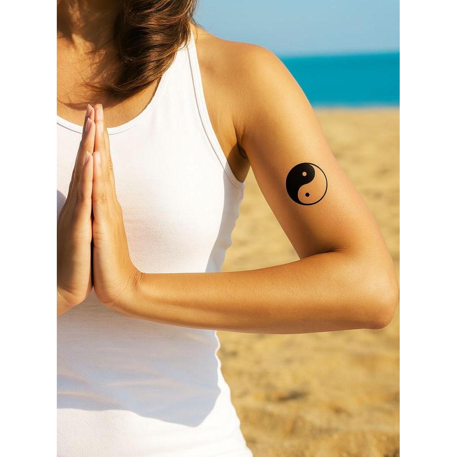 Potatoo Yin Yang Tatto Temporary Sticker