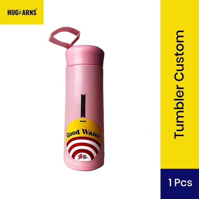 HUGeARNS - Botol Minum Custom Custom Corporate Merchandise / Botol Minum Custom Nama Logo Design /