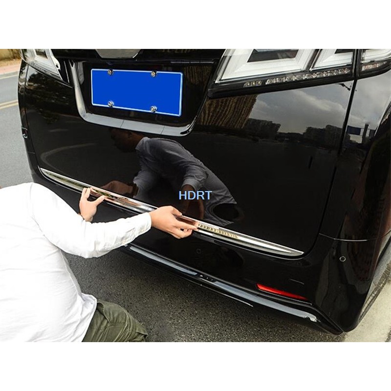 FOR TOYOTA ALPHARD VELLFIRE 2015-2020 REAR TRUNK TRIM CAR STYLING PROTECTOR DECORATION ACCESSORIES
