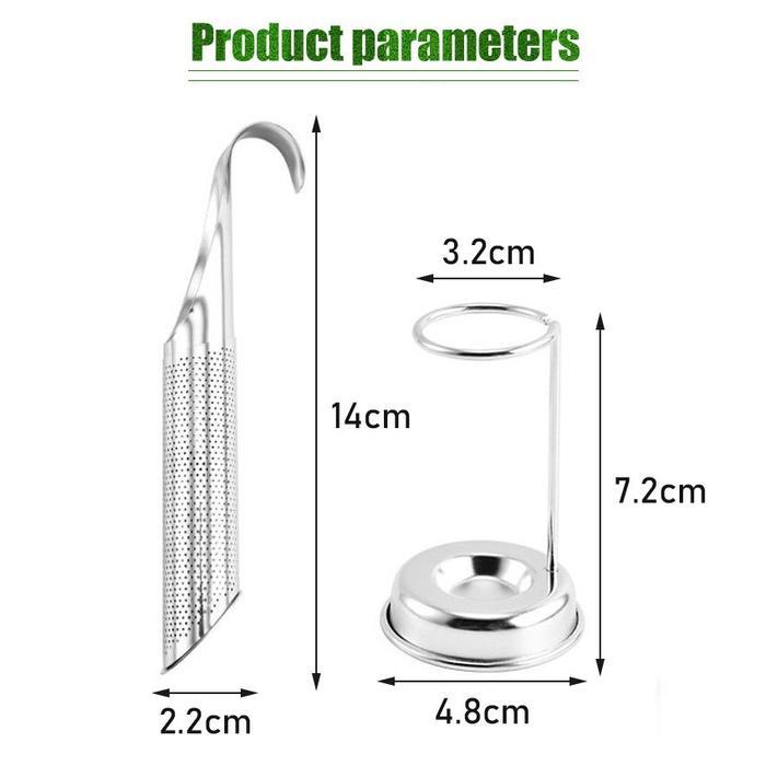 Saringan Teh Tea Filter Infuser Filter Stainless / Tea Tube Strainer Glass Stainless Tea Infuser