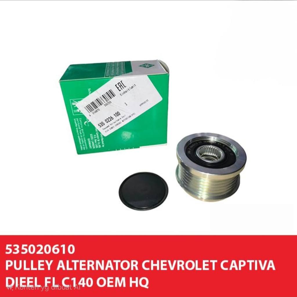 PULLEY ALTERNATOR CAPTIVA PULLY ALTERNATOR CHEVROLET SPIN 1.5 1500 INA