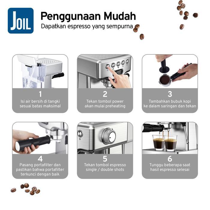 JOIL BUNDLE MESIN KOPI ESPRESSO & TIMBANGAN KOPI DIGITAL D11C