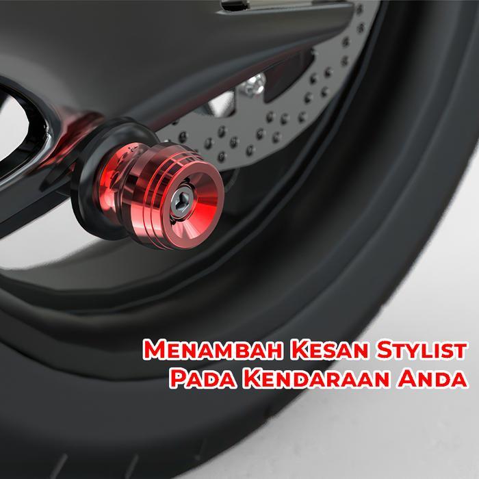 Premium Variasi Baut Motor Glossy 6Mm-10Mm Hiasan Motor Baut Modifikasi Anti Karat Kekinian Original
