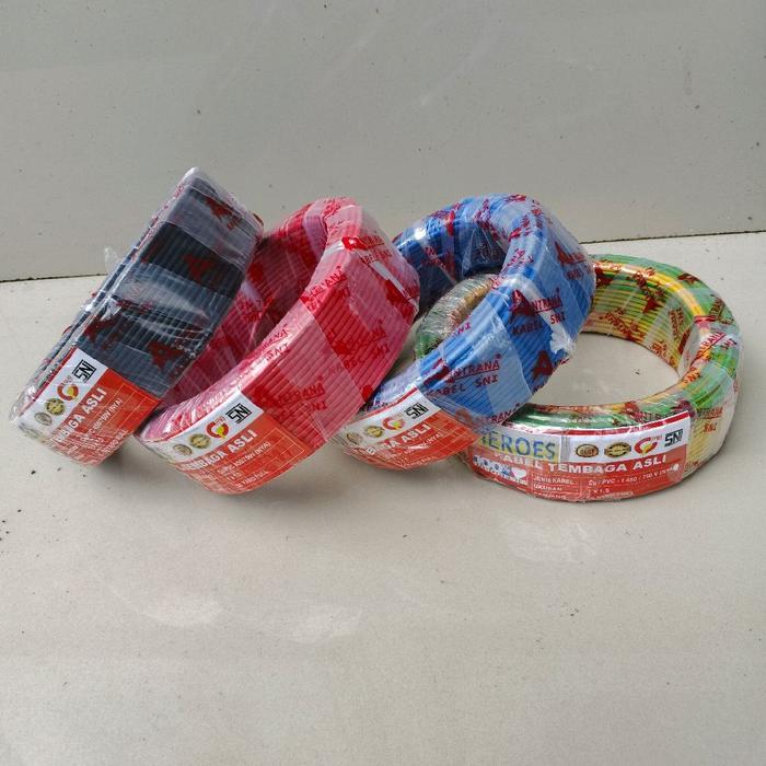 KABEL LISTRIK SNI PLN /KABEL GROUDING/ KABEL ISI 1/ KABEL KAWAT TUNGGAL TEMBAGA MURNI SNI FULL