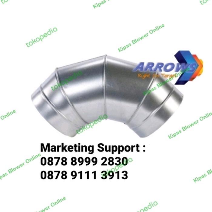 Ducting Elbow 8 Inch 90 Elbow Konektor 8 Inch Elbow Ducting 8 Inch