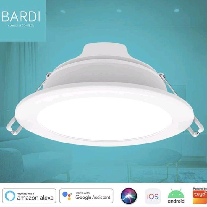 BARDI SMART BEACON LAMPU PANEL DOWNLIGHT 8W WATT RGBWW