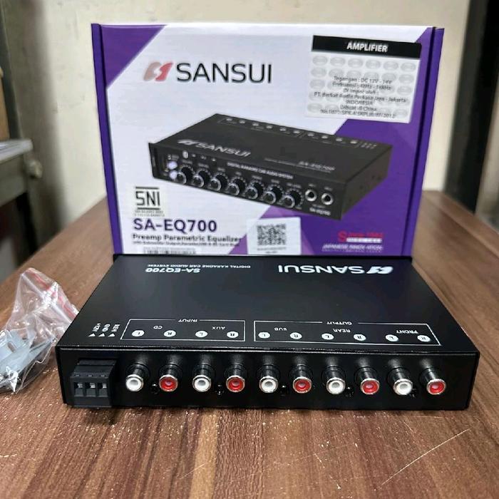 Preamp Parametric Equalizer Sansui SA-EQ700 / Preamp Karaoke Mobil Sansui
