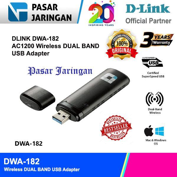 D-Link Dwa-182 Ac1200 Wireless Dual Band Usb Adapter