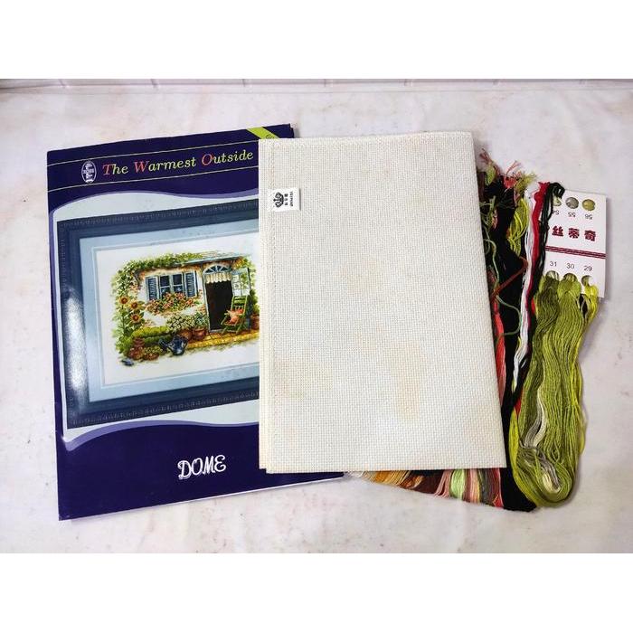 DISKON Paket Sulam Kristik DOME 60602 Pemandangan Garden Kebun