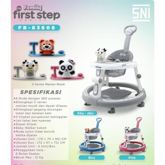 [SALE] BABY WALKER / ALAT BANTU JALAN BAYI FAMILY FIRST STEP 83608