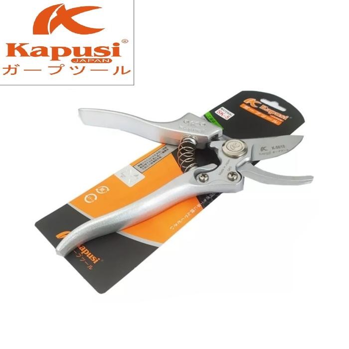 Jlterang Gunting Dahan Kapusi /Gunting Dahan Ranting Stainles Stel Kapusi Japan Warna Silver