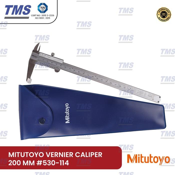 Jangka Sorong Vernier Caliper Mitutoyo 200 Mm #530-114