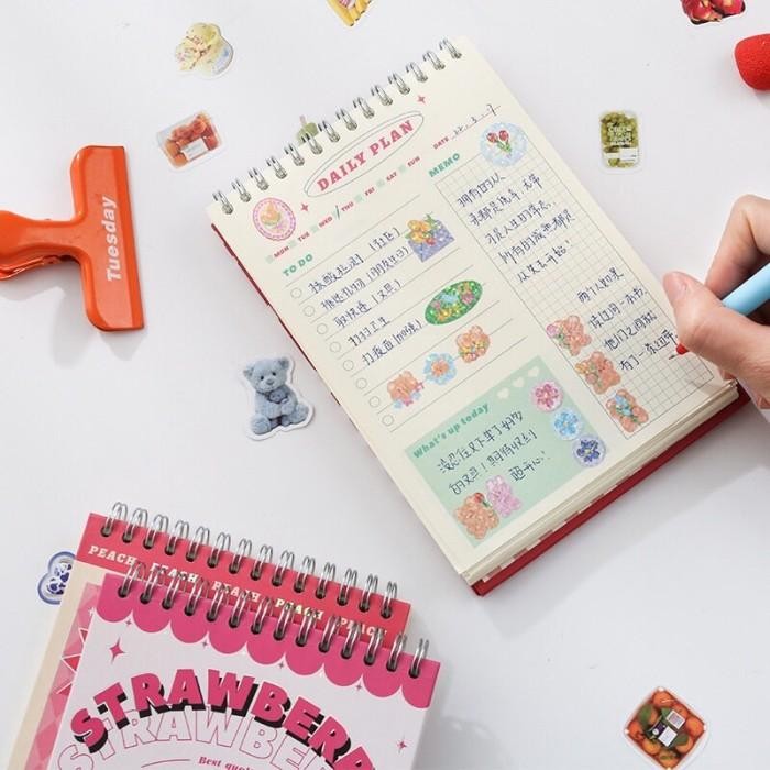 

Khusus Gosend! Colorful Weekly Daily Planner Agenda Journalling Korean Style Buku 03