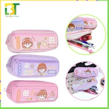 

LBT Tempat Pensil 2 Resleting Karakter Kartun Kapasitas Besar Kotak