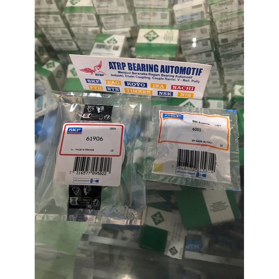 Jual Bearing Noken As Yamaha Nmax Aerox Lexi Jupiter Mx R15 Vixion Skf Original 6906 + 6001 Skf
