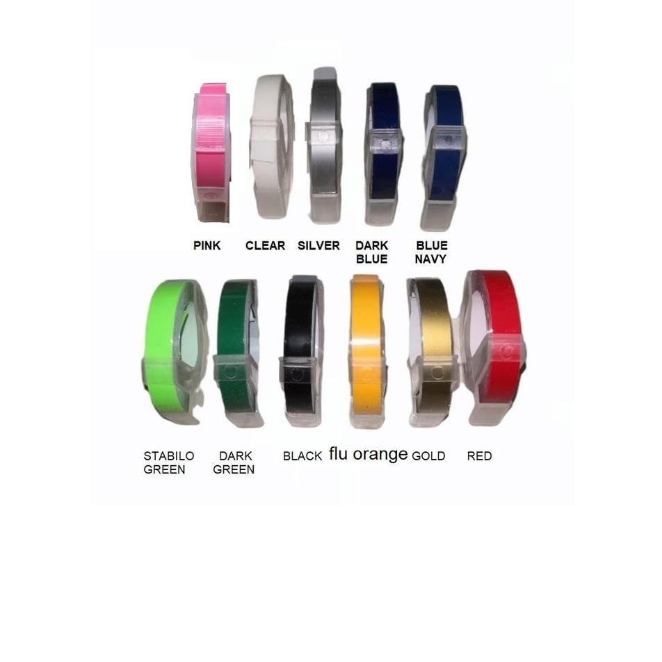 

LABEL MAKER EMBOSS DYMO 1610 (GRATIS 2 REFILL ORI DYMO HITAM)