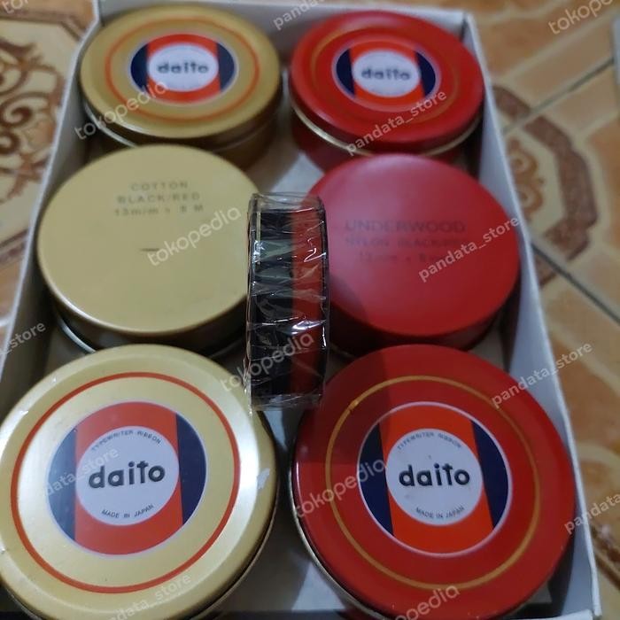 

PITA RIBBON DAITO MESIN TIK HITAM MERAH PROMO