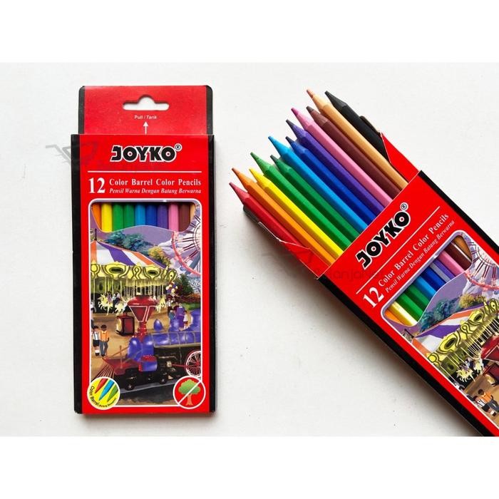 

Bisa Gosend! Color Pencil Pensil Warna Batang Berwarna Joyko Cp-116 12 Warna