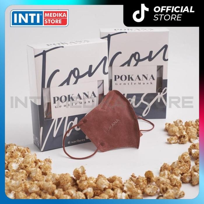 POKANA ICON - Masker Duckbill 4 Ply 3D Medical Mask GENTLE MASK Pengait