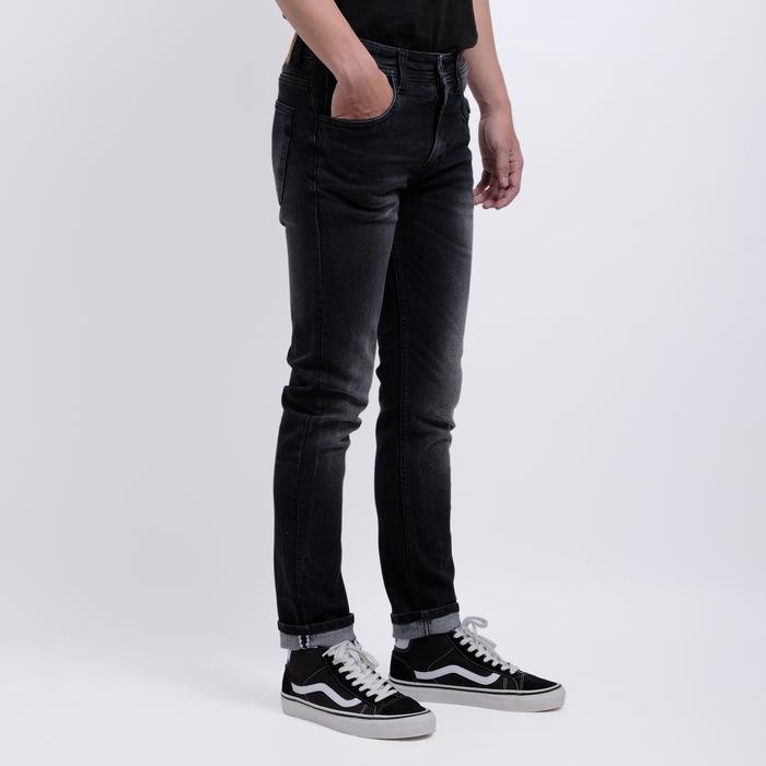 Rockmaker Celana Denim Selvedge Accent Barley Fit Jeans Slim Fit Jeans