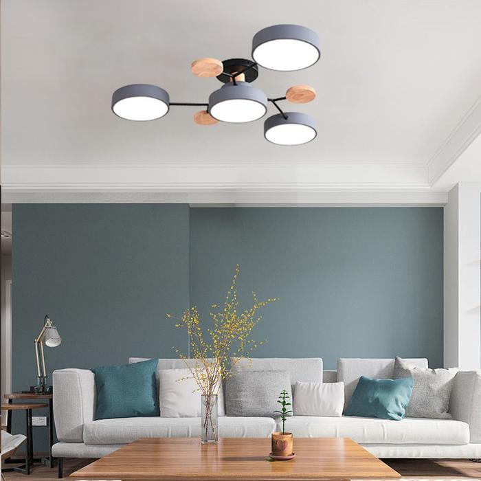 Lampu Gantung Nordik/Lampu Gantung Minimalis/3 Warna Lampu Gantung LED