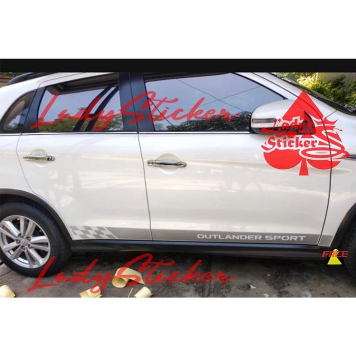 STICKER MOBIL MITSUBISHI OUTLANDER SPORT NEW STICKER MOBIL OUTLANDER