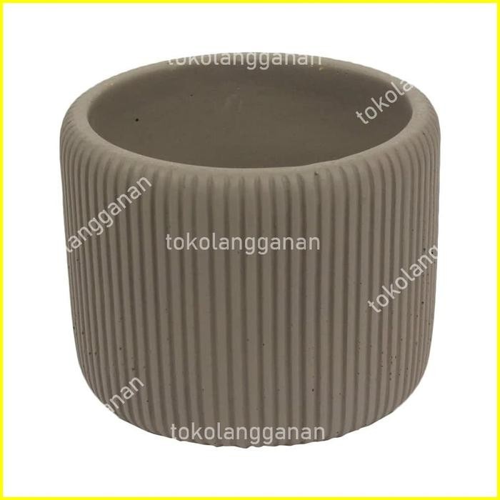 Pot Tanaman Semen 10.5 Cm - Abu Abu Tua