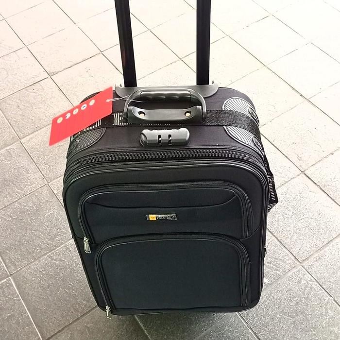 Koper 24 Dan 20 Inci Polo Bahan Kanvas / Koper 24 Inch