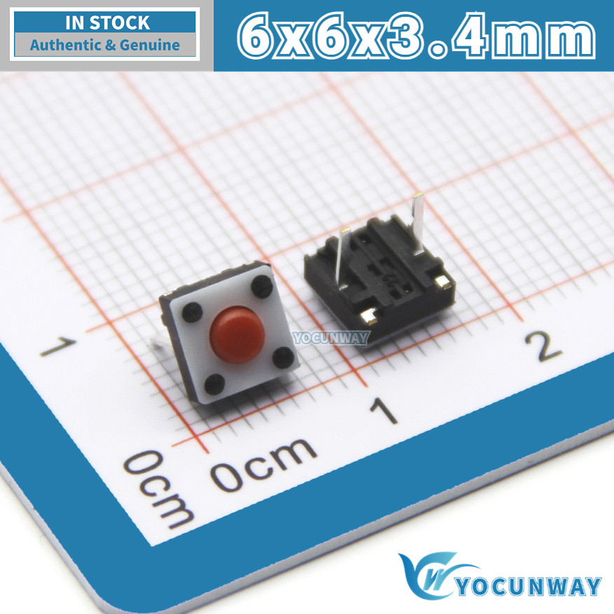 IMPORT New Original HUANO Micro Switch 6*6*3.5mm 6*6*4.3mm Silent Switch Wireless Mouse Wired Mouse