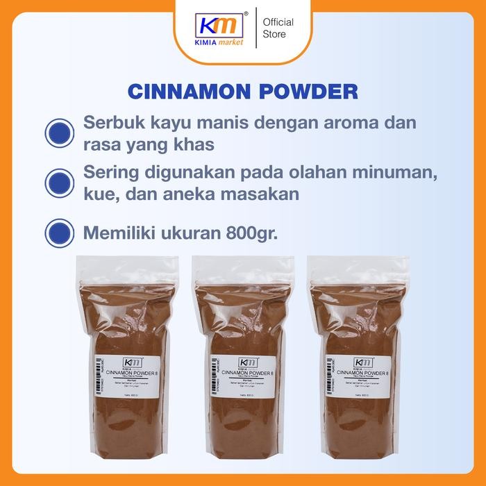 

Kayu Manis / Cinnamon Powder Organik 800gr / Rempah Kayu Manis