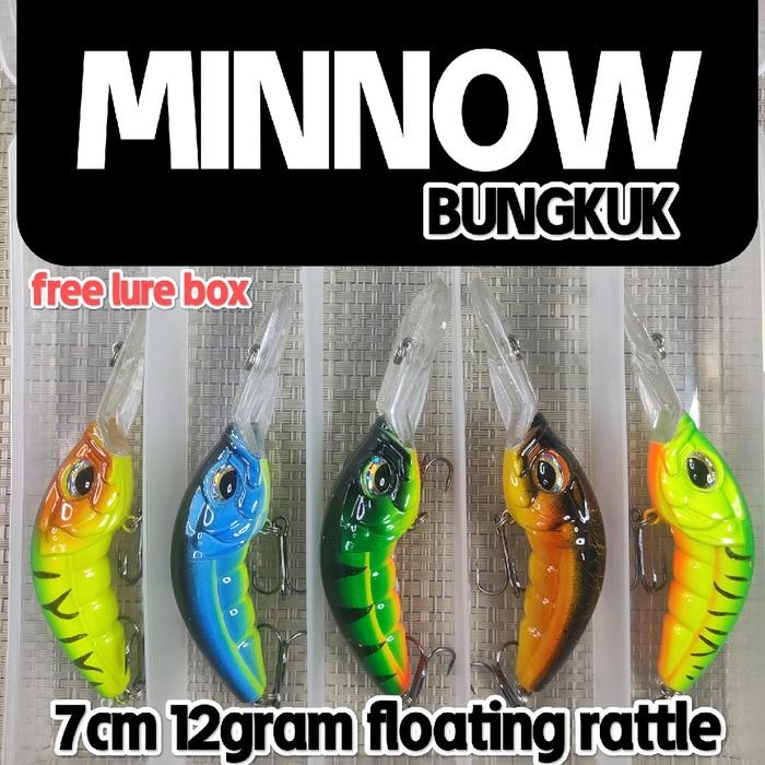 Paket Umpan Minnow Bungkuk Lidah Panjang