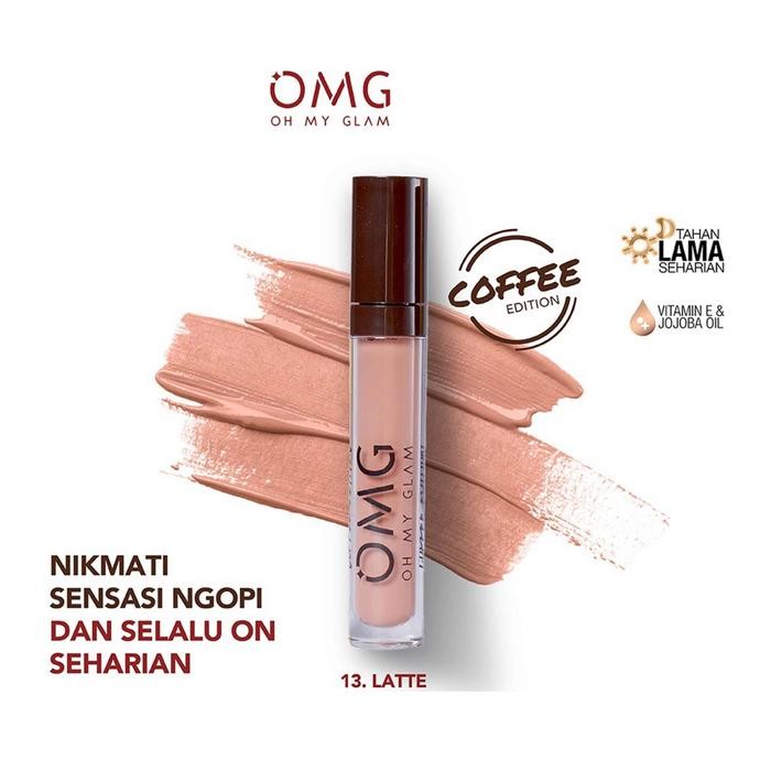 Omg Matte Kiss Lip Cream Coffee Edition