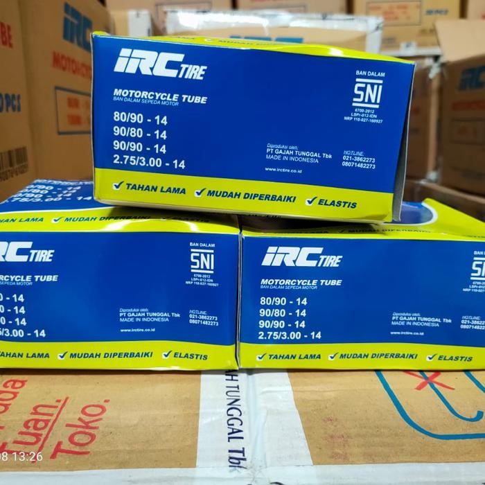 BAN IRC 275/300-14;(80/90,90/80,90/90)-14 RING-14 IRC TUBE