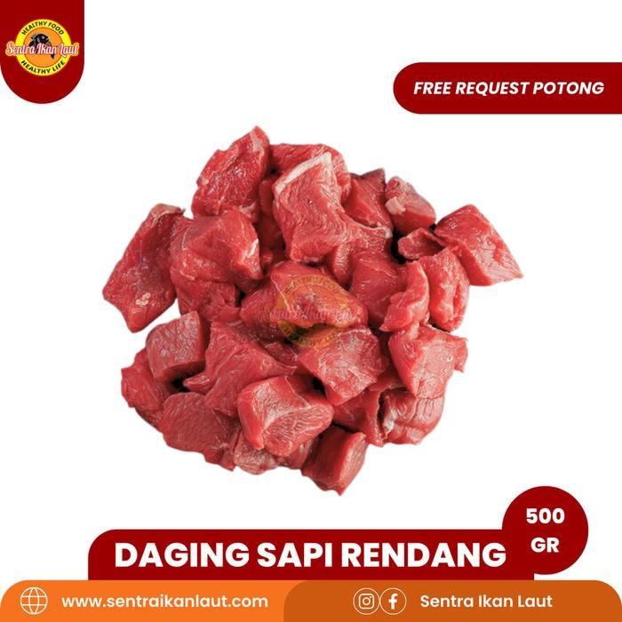 Pilihan- Daging Potong Rendang - 500 Gram