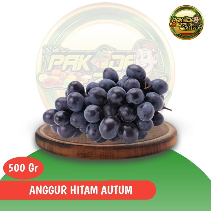 Pilihan- Anggur Hitam Autumn Royal Australia / 500Gram