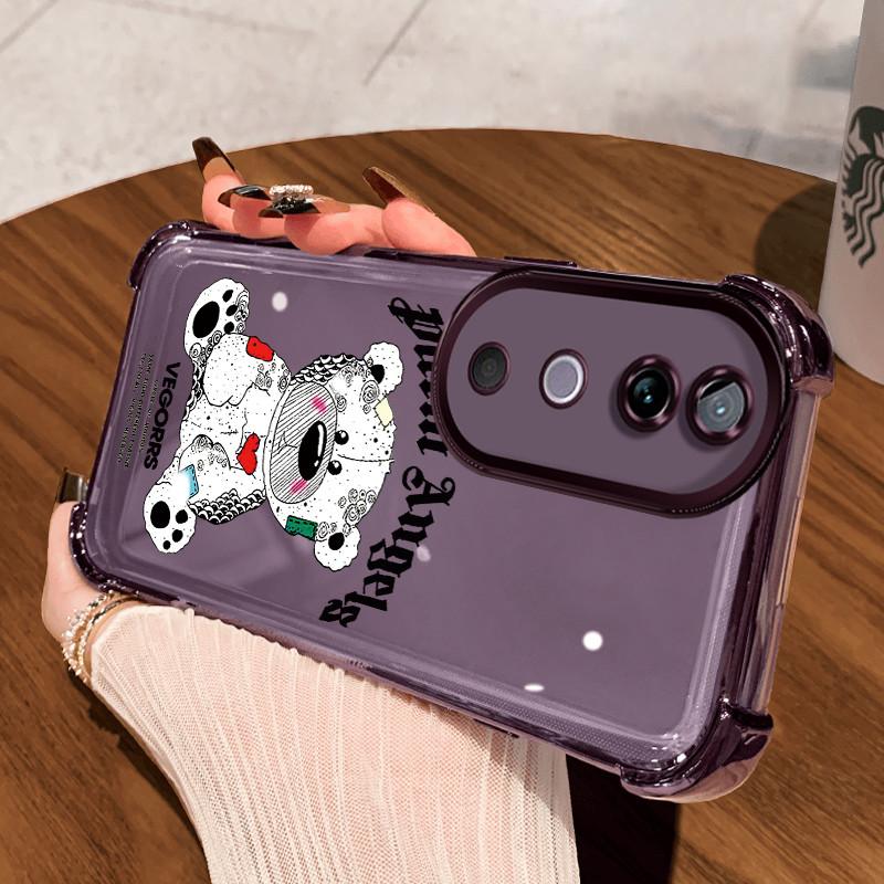 Casing Hp untuk VIVO V40 Pro 5G V40 Lite 5G Y200 4G Y200 5G Y300 5G V15 Case Casing Beruang yang rus