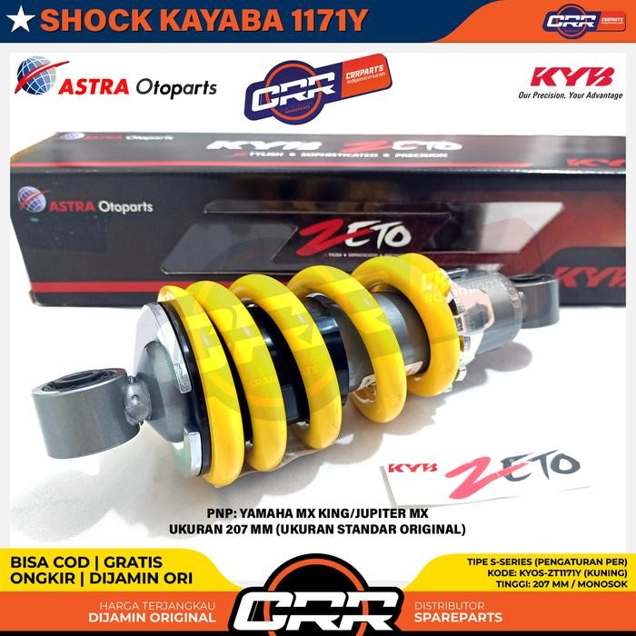 Sok Belakang Shockbreaker Kayaba Zeto Mx King 150 Mx New 135 Warna Kuning S Series With Adjuster