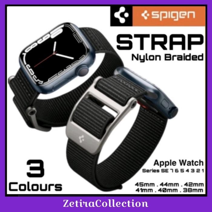 Appel Watch Tali Gelang Jam Merek SPIGEN Bahan Nilon STRAP NYLON