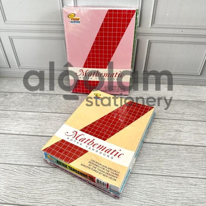 

OJ Azka Stationery SATU PACK ( 10 PCS ) Buku Kotak Tanggung Vision