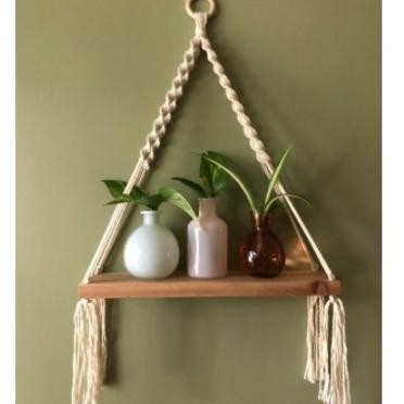 

New Rak Macrame Kayu Pinus No 76 - Dirakit dan Mudah Dipasang