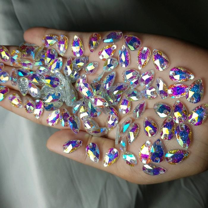 

New diamond tetes gliter 100 bji dan 45 bji berkilau, payet unik, mote mote, manik manik, batu batu