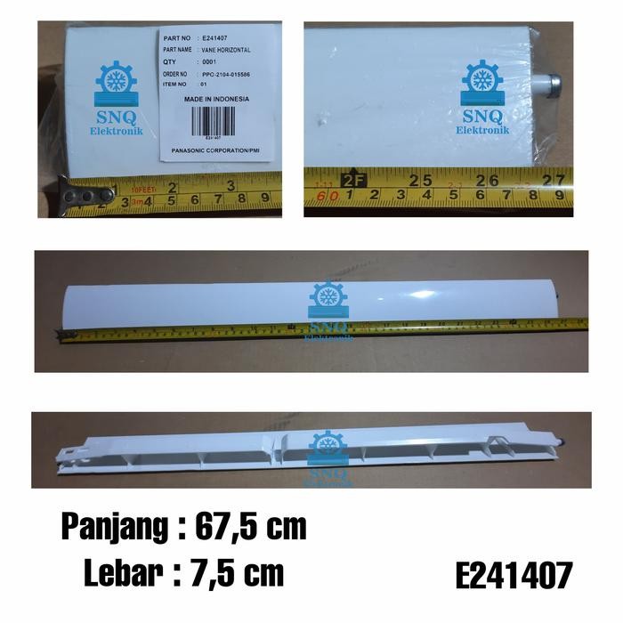 Ready Stock Daun Swing Ac Panasonic 1/2 Pk S/D 1 Pk Eco Smart (Cs-Kn5/7/9Rkj Dll)