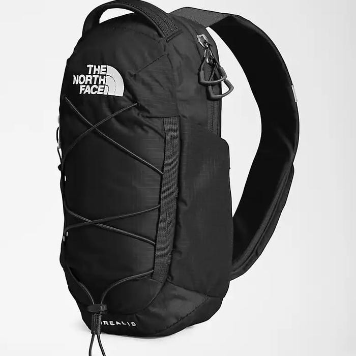 ORIGINAL TAS SELEMPANG SLING SHOULDER MESSENGER BAG TRAVELLING ULTRALIGHT TNF BOREALIS SLING BLACK