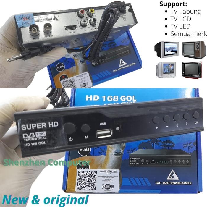 New STB Receiver TV Digital Set Box Dekoder antena tv digital