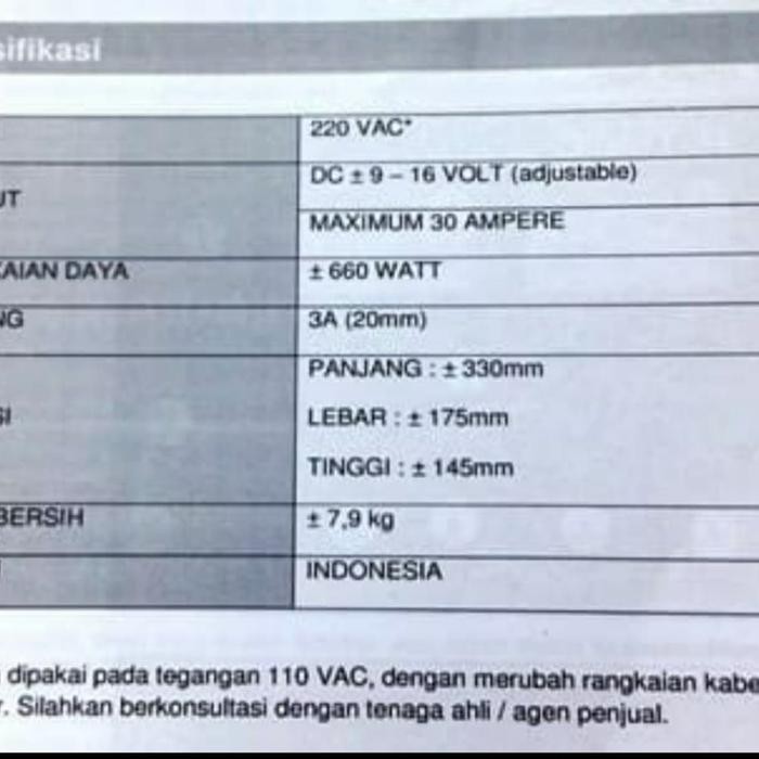 New Power Supplay Rtvc 30A Terlariss 