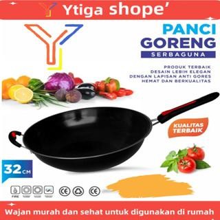 Ytiga Wajan Penggorengan Enamel 32cm - Wajan Fry Pan